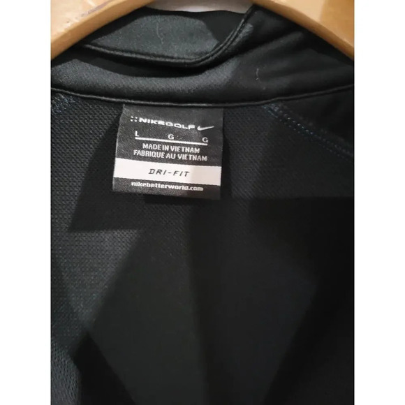 Las Vegas Nevada Motor Raceway Nike Golf Dri-fit men's half zip black Jacket - Picture 8 of 10